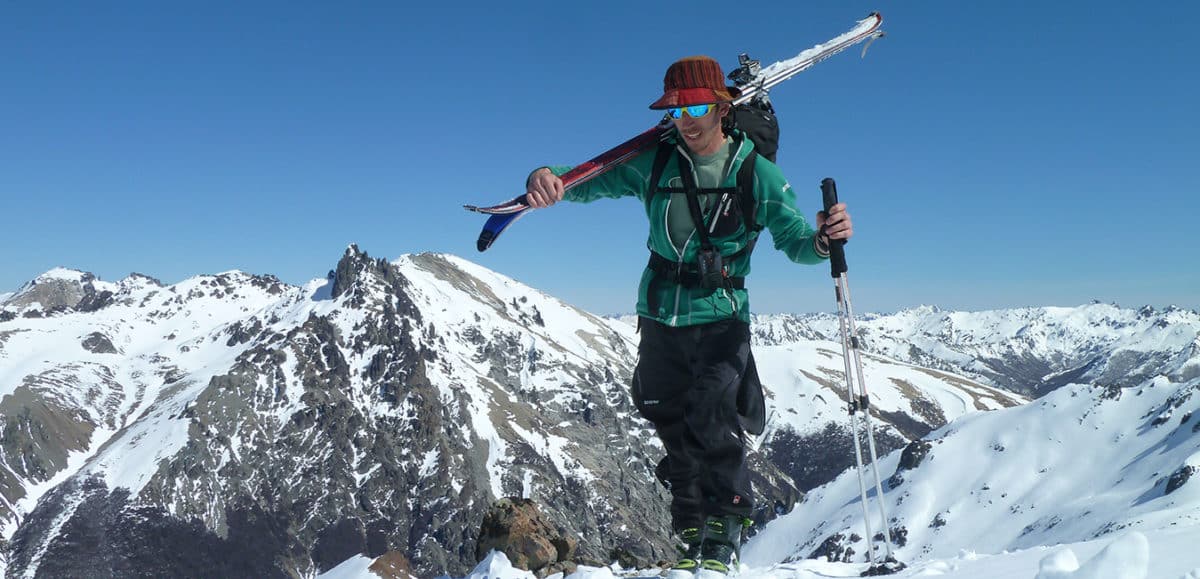 Skiing in Argentina with Indio, IFMGA mountain guide