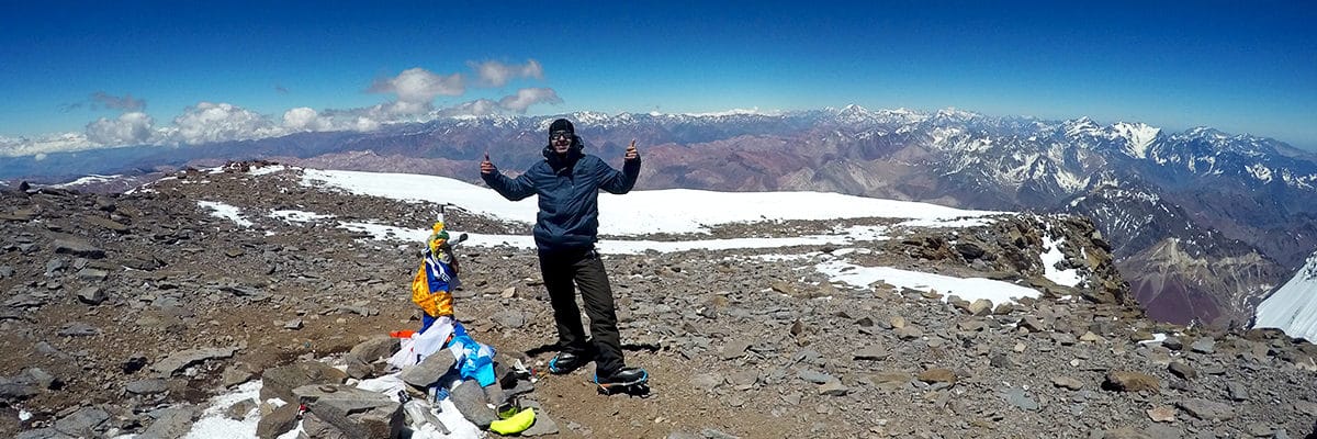 Oleksii in Aconcagua Summit