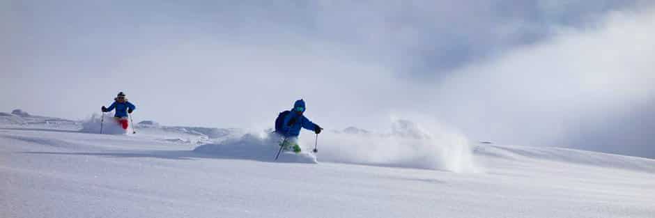 Powder skiing in Hokkaido