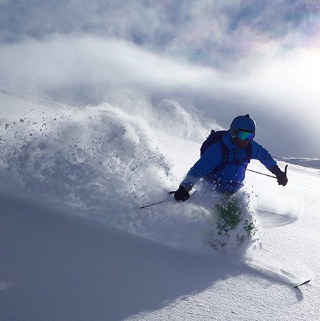 Japanese famous powder snow