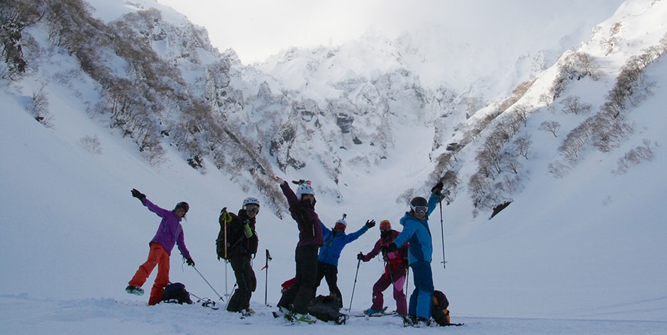 Ski and splitboarding in Rishiri