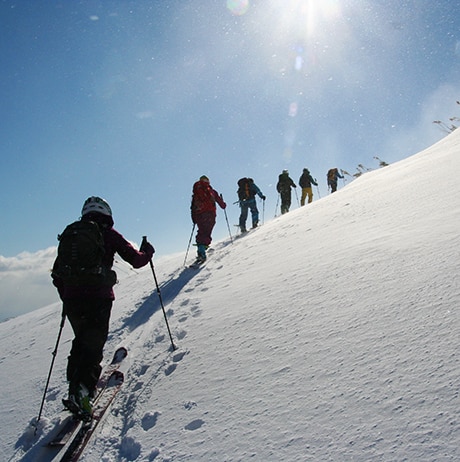 Skitouring in Rishiri