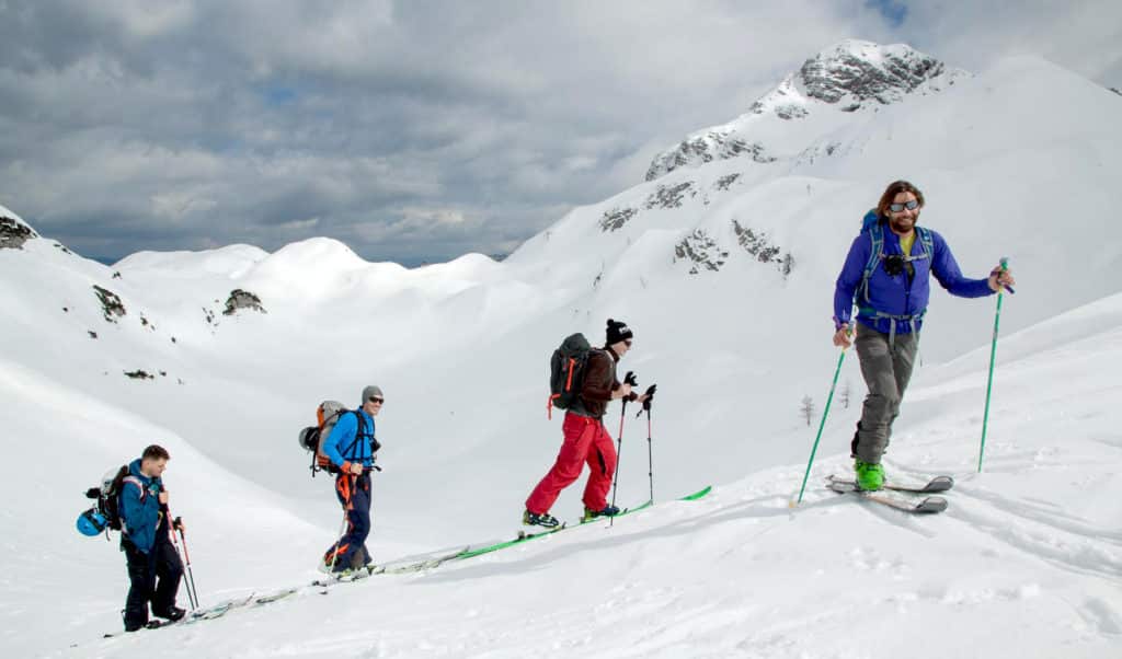 Ski touring in Slovenia with Mitja