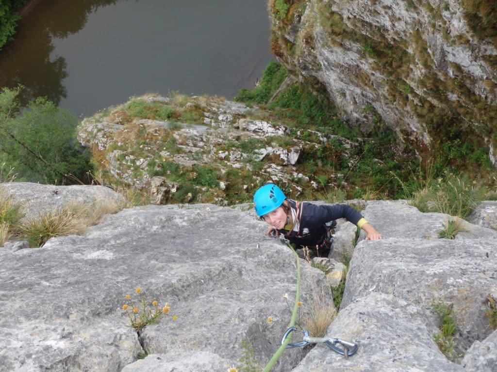 Rock climbing in Wallonia, Belgium. Rock Climbing trip. Certified leader