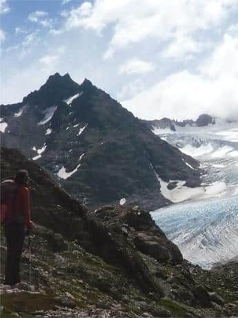 Paso del Viento trek in 3 days, El Chaltén. 3-day trip. AAGM leader