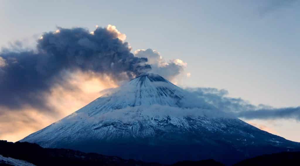 During the hike they also climbed Plosky Tolbachik and Ostry Tolbachik volcanoes.