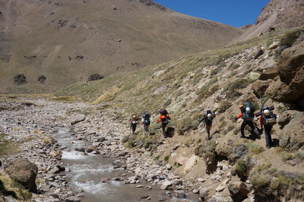 Approach to Base Camp on Day 1
