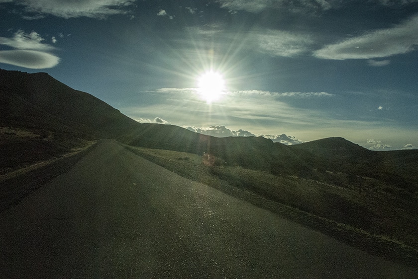 The road from Chos Malal