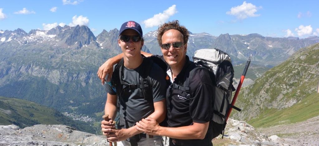 Father and Son Aiguille du Tour