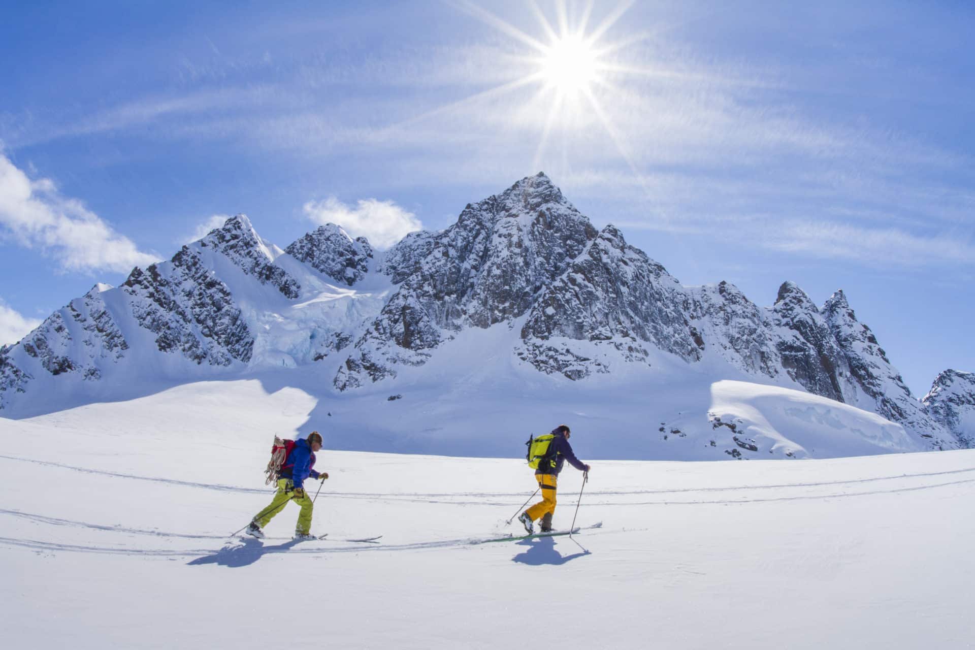 Chamonix freeride ski touring. 4-day trip. Certified leader