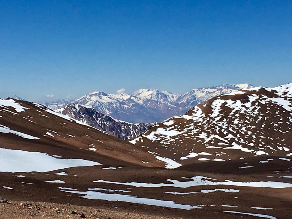 View from Pirca de Indios to the North-West