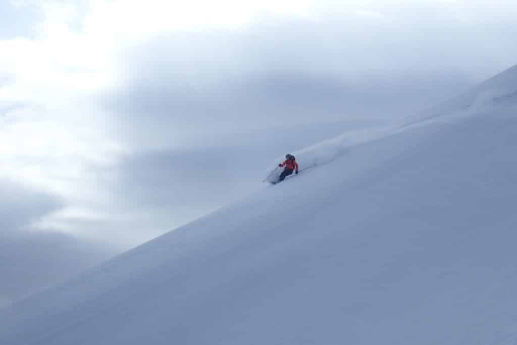 Shirakawago backcountry skiing