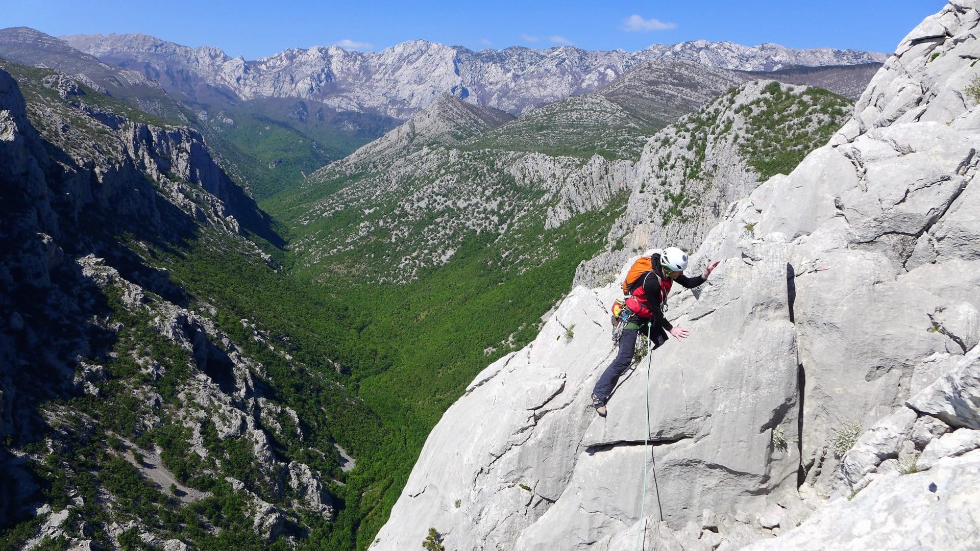 Rock climbing in Paklenica, Croatia. 5day trip. Certified leader
