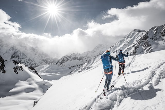 Backcountry ski with Airbag