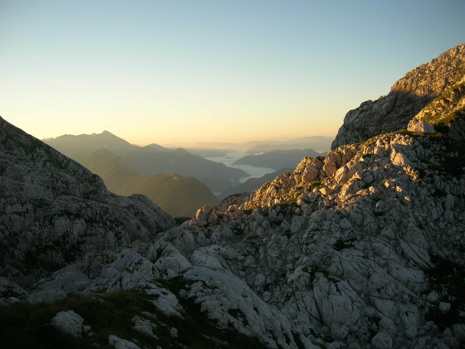 Hiking traverse in the Kanin mountains. 2day trip. IFMGA/UIAGM leader