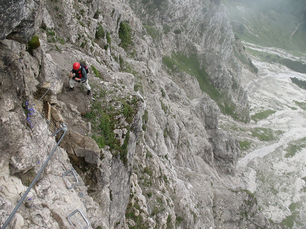 Salewa Klettersteig / via ferrata in Iseler, Oberjoch. 1-day trip ...