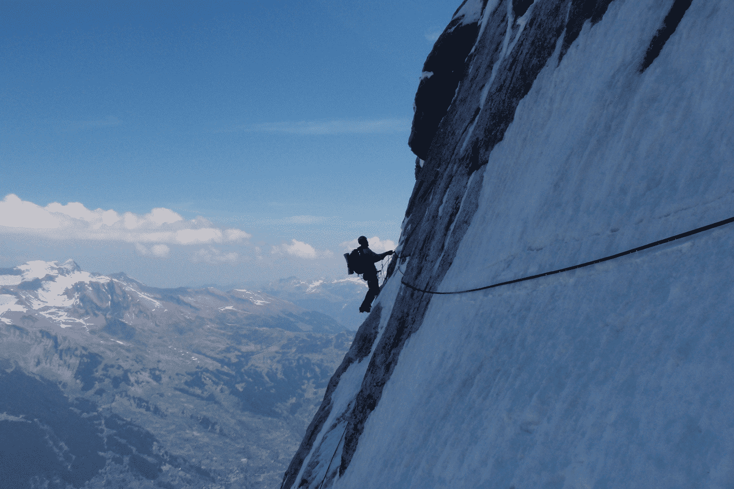Eiger Mittellegi ridge guided ascent. 2day trip. IFMGA/UIAGM leader