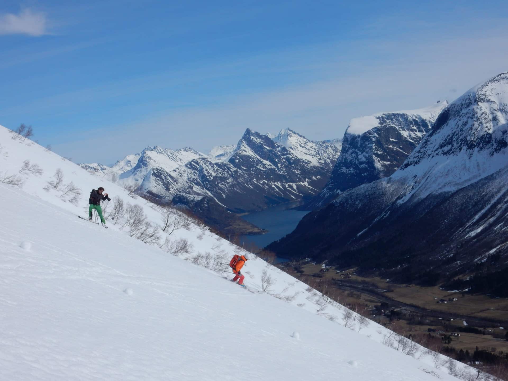 Ski touring week in the Sunnmore Alps, central Norway. 8day trip