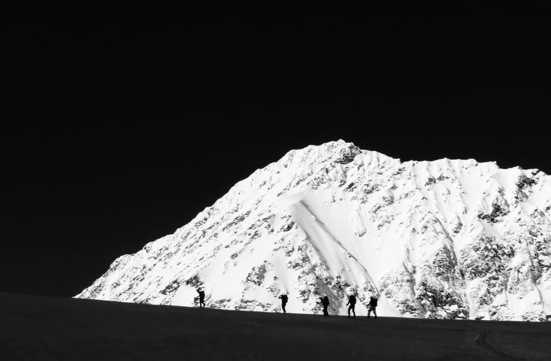 Holidays in Northern Norway ski touring in the Lyngen Alps. Ski