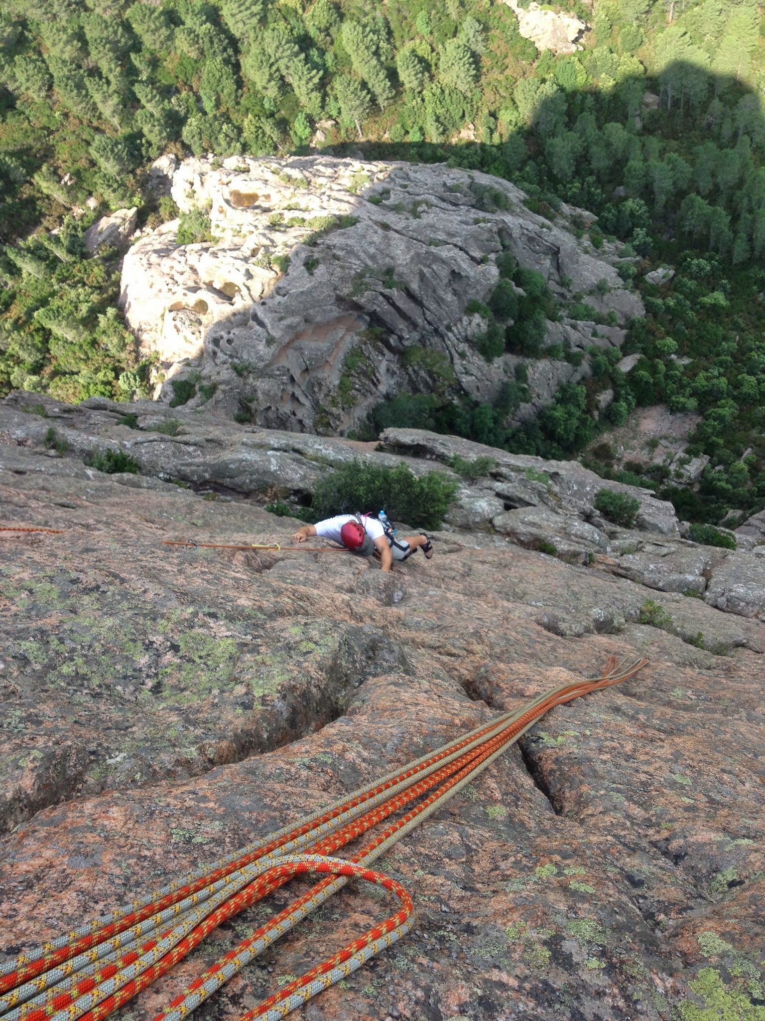 Bavella (Corsica) guided rock climbing. Rock Climbing trip. IFMGA leader