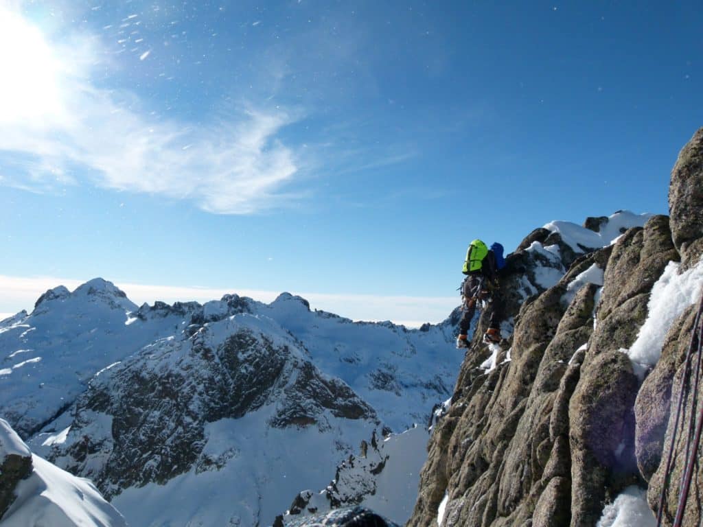 Rock climbing in Corsica Restonica
