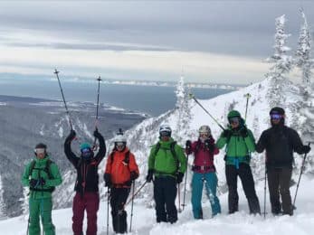 Baikal Lake ski touring