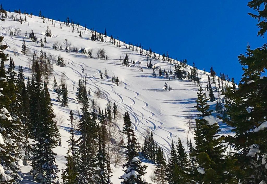 Baikal Lake ski touring