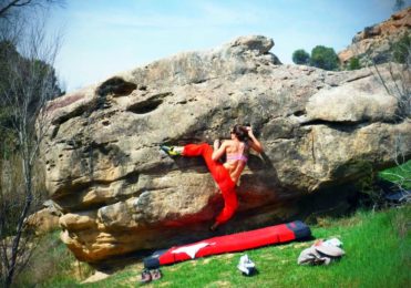 Types of climbing: bouldering