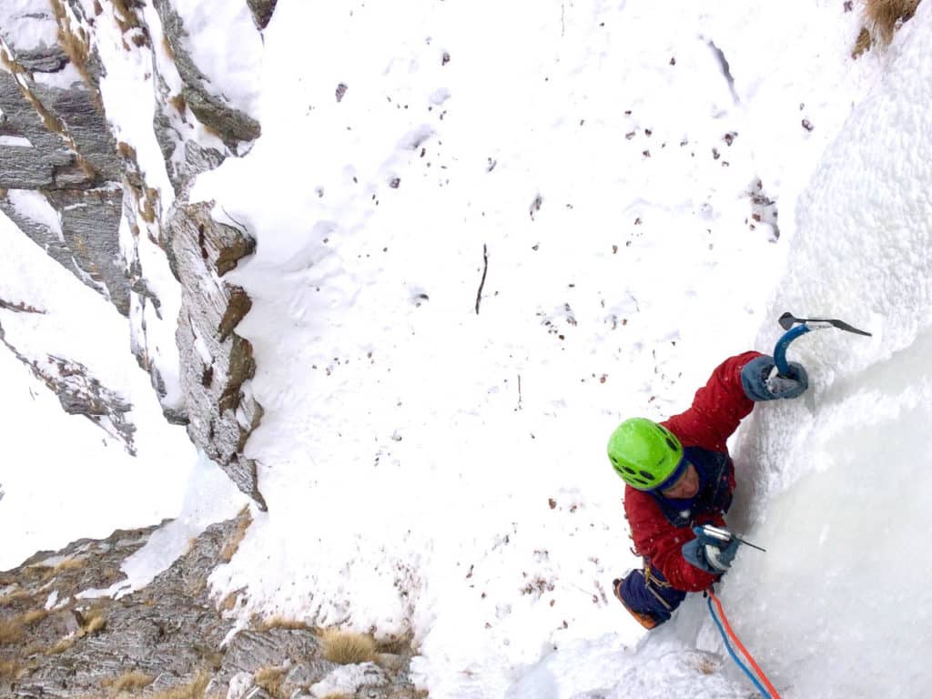 Ghost gully in Cogne