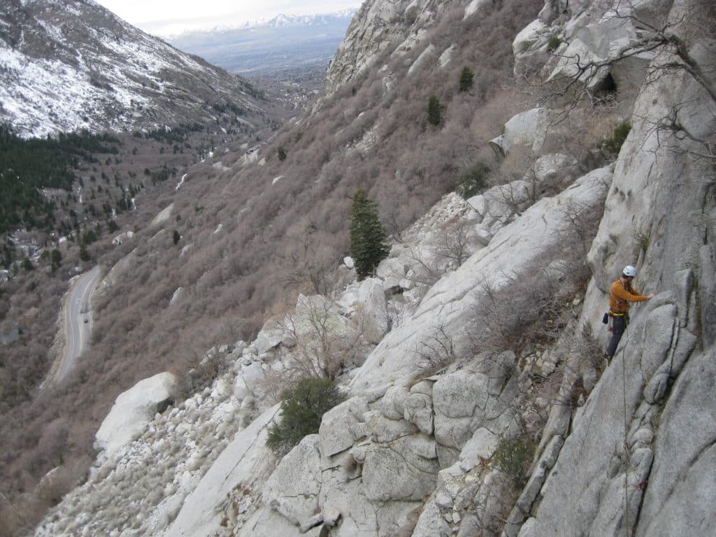 1day rock climbing beginners course in Salt Lake City. 1day trip