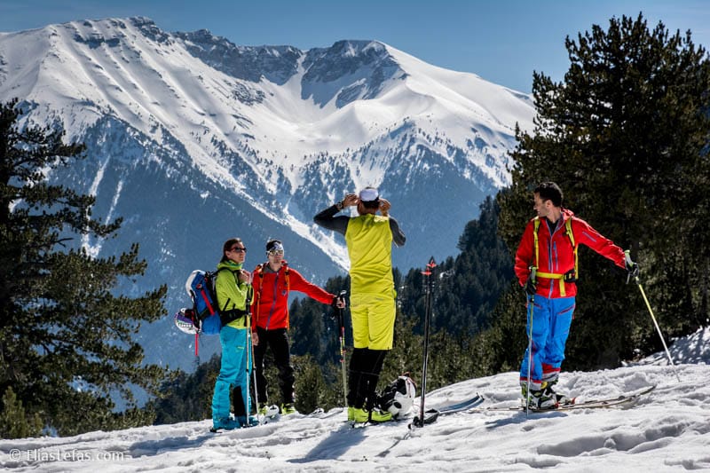 Ski touring in Greece