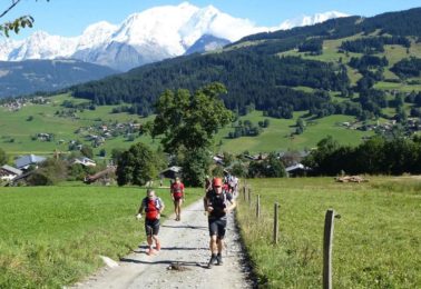 Trail running near Chamonix