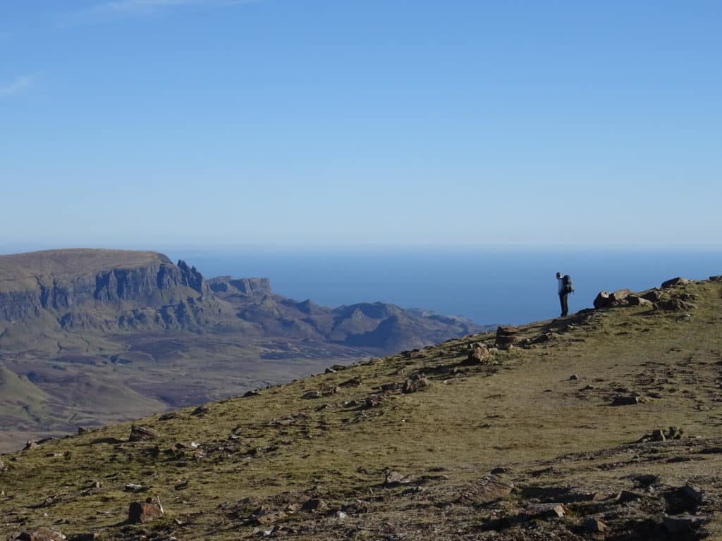 Trail running in the highlands of Scotland