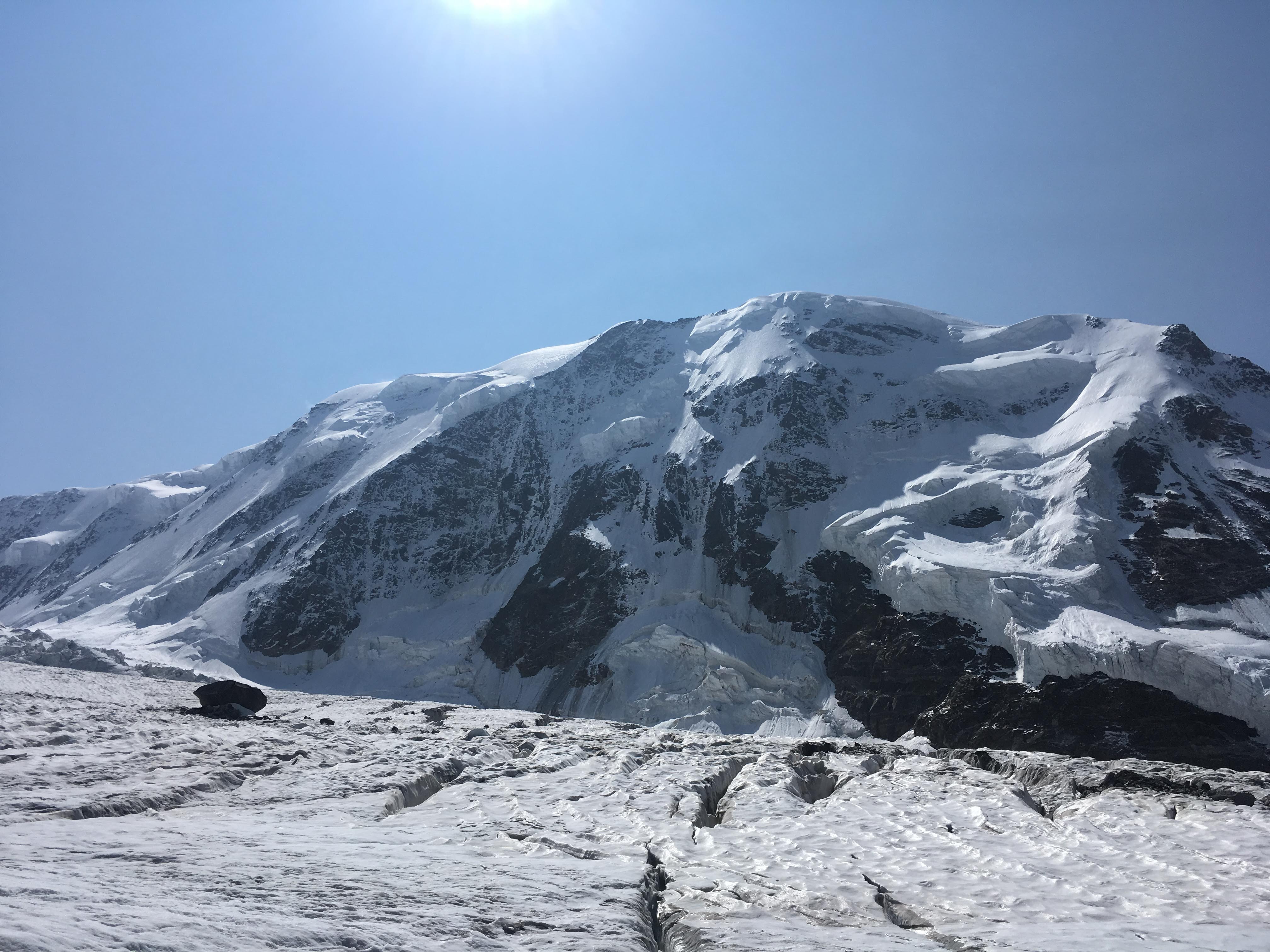 Alternative routes on Monte Rosa: Thirteen 4000m Peaks in ...