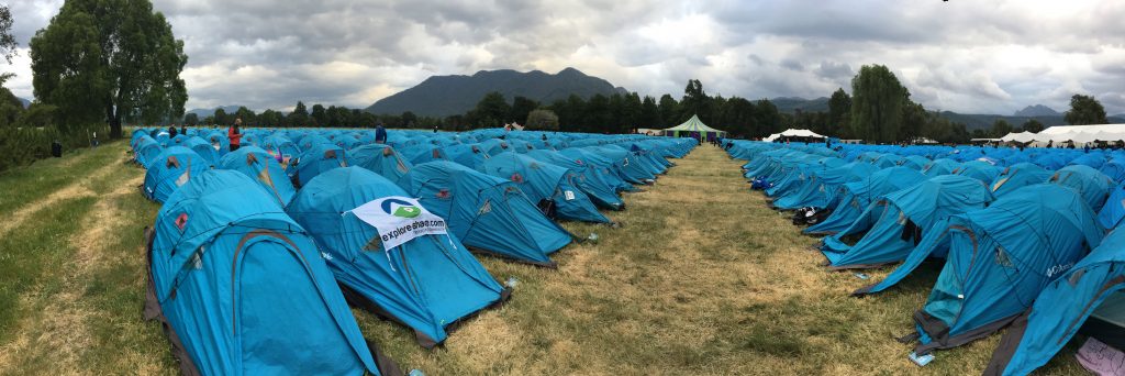 trail running Andes mountains