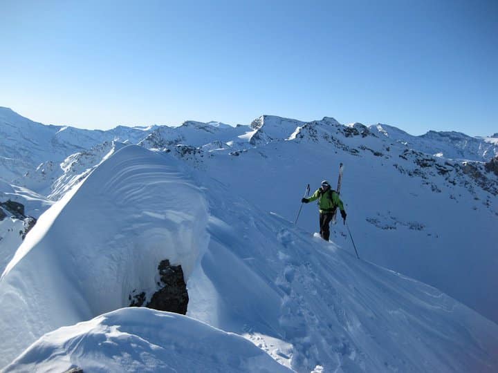 Freeride skiing in Val d'Isere and Tignes