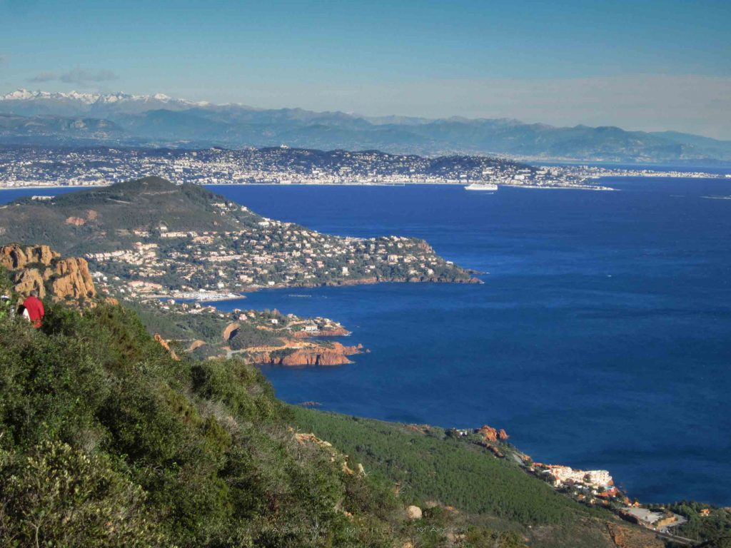 Esterel red rocks, France