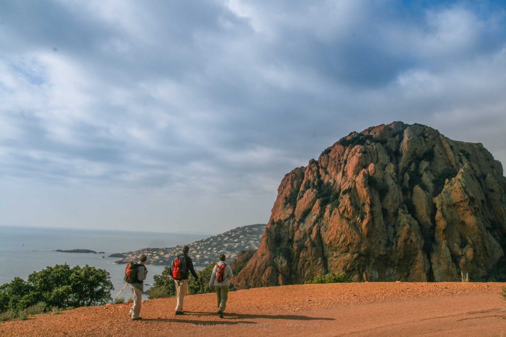 Esterel red rocks, France