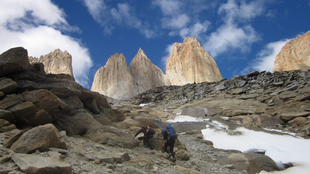 rock climbing torres del paine