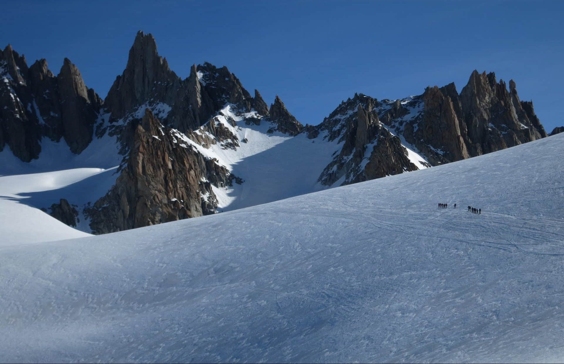 Mountain Climbing - Aiguille du Tour. Mountaineering trips and summits